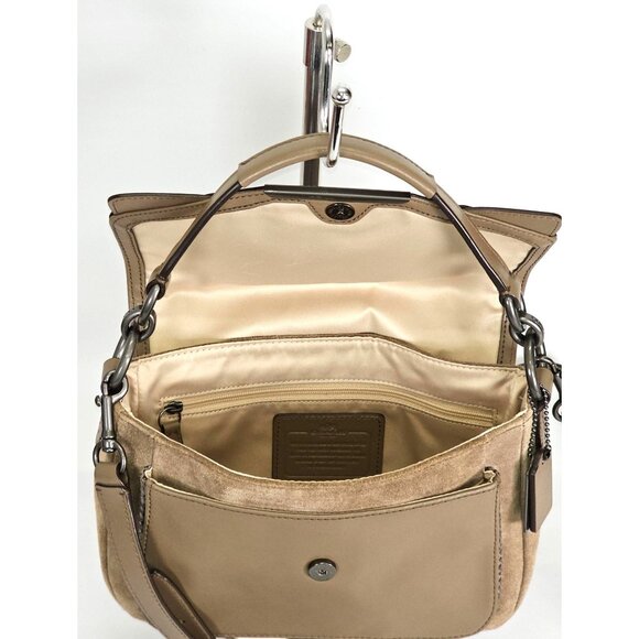 NWOT Coach Women's Exotic Python Embossed Leather Crossbody Bag Sz Medium 1854 - Picture 12 of 13